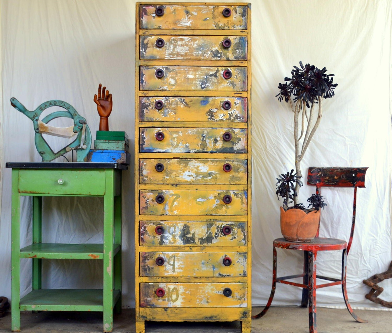 Homemade Upcycled Dresser / Chest of Drawers by MerlesVintage