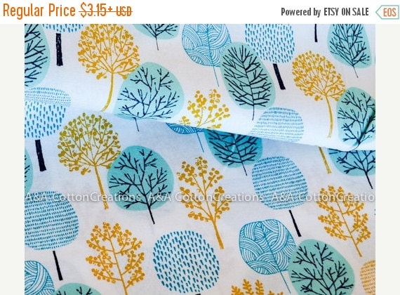 ON SALE Organic Cotton Fabric Quilting Weight by AACottonCreations