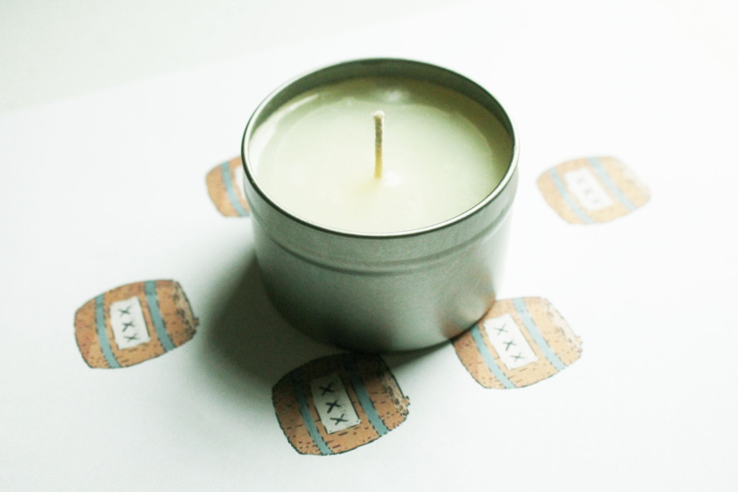 Gunpowder Scented Candle Vegan Candle Homemade Candles
