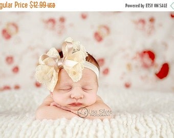 10 PREMIUM headbands FIVE Newborn headbands Baby headband Child headband Baby hairbow Photo prop Teen headband flower headband