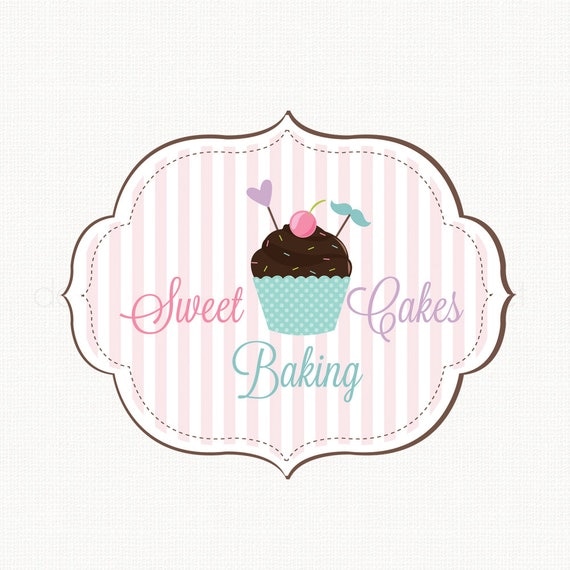 cupcake logo design bakery logo design by stylemesweetdesign