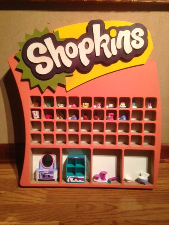 Shopkins display/holder/wall shelf/storage