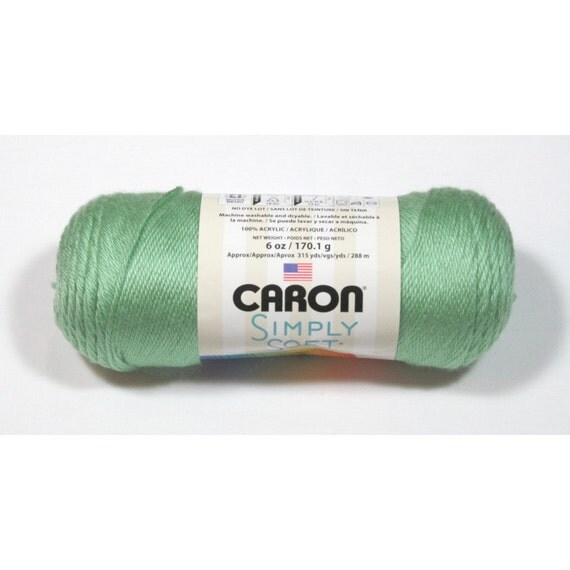 Caron Simply Soft Yarn Sage 6oz