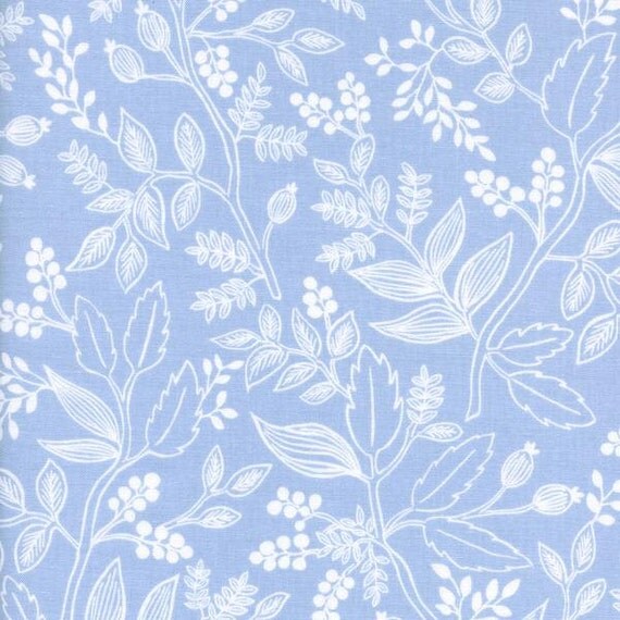Cotton Steel RJR Fabrics Queen Anne in Pale Blue Les