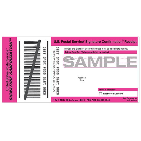 code usps confirmation Signature Mail Priority Moonbeam Minky for USPS Confirmation