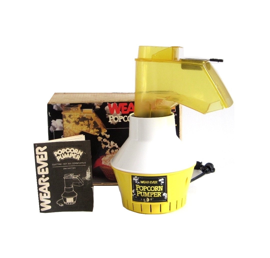 Wearever Popcorn Pumper Hot Air Corn Popper Coffee Roaster