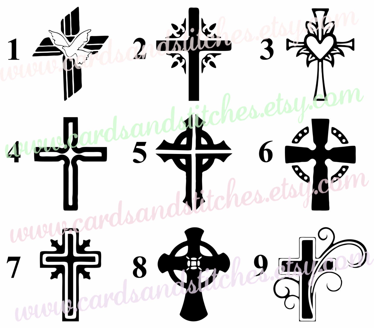 Cross Vinyl Decal Vinyl Decal Yeti Decal Religious Decal