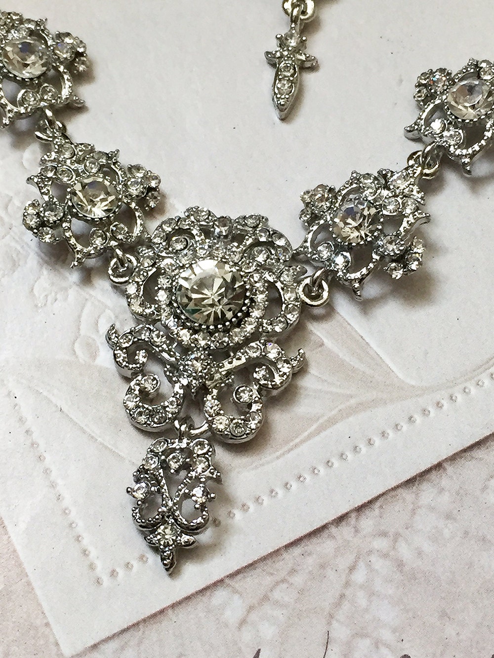 Bridal jewelry set Wedding necklace wedding jewelry set