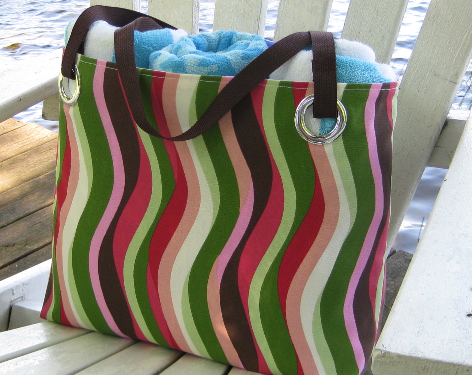 Extra Large Waterproof Beach Bag Keweenaw Bay Indian Community