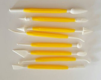8 Piece 16 Different Sculpting Tools, Polymer, Clay Tools, Cake Decorating