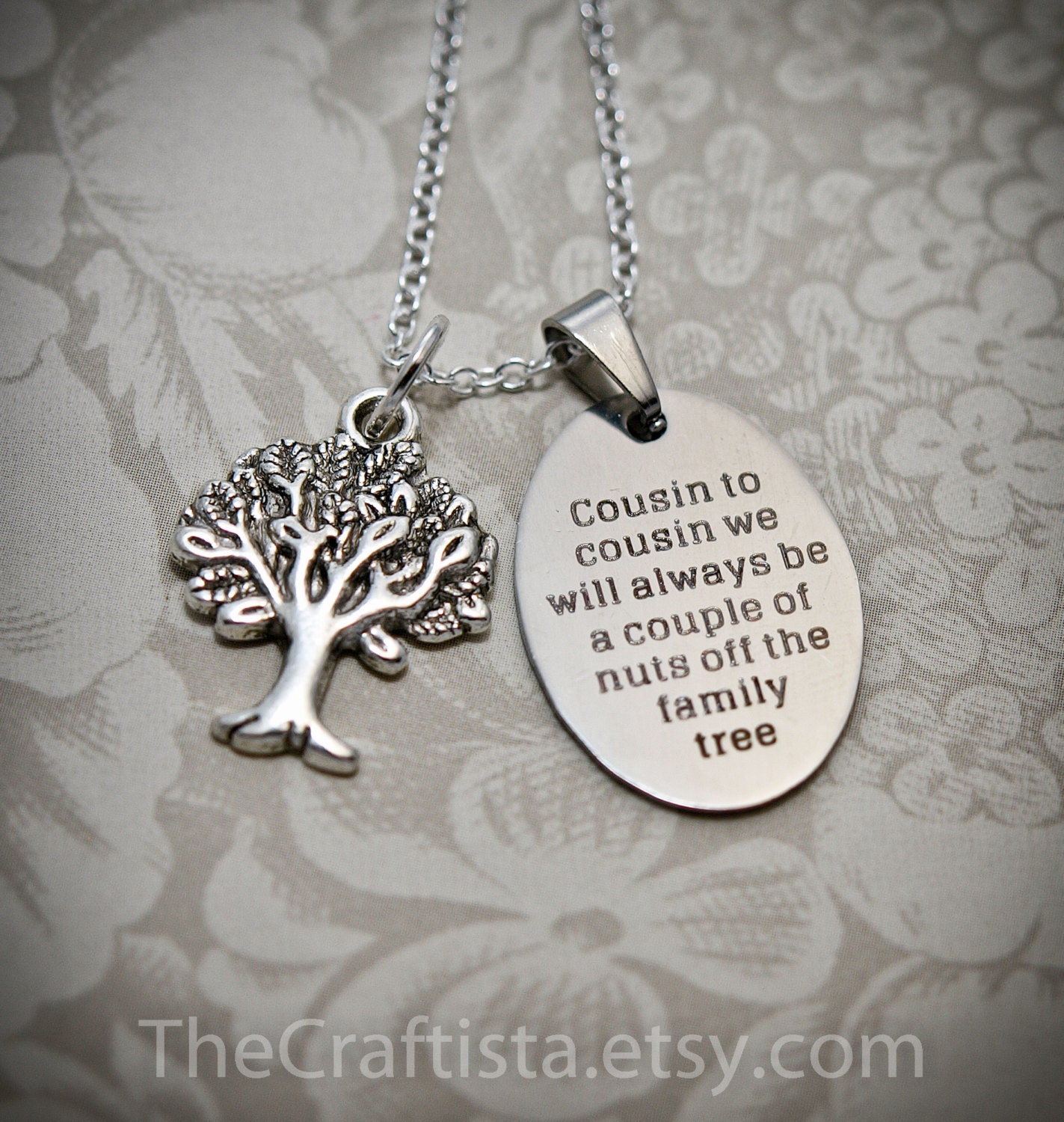 Cousin Necklace C10A Cousin Gift Cousin Necklace Cousin