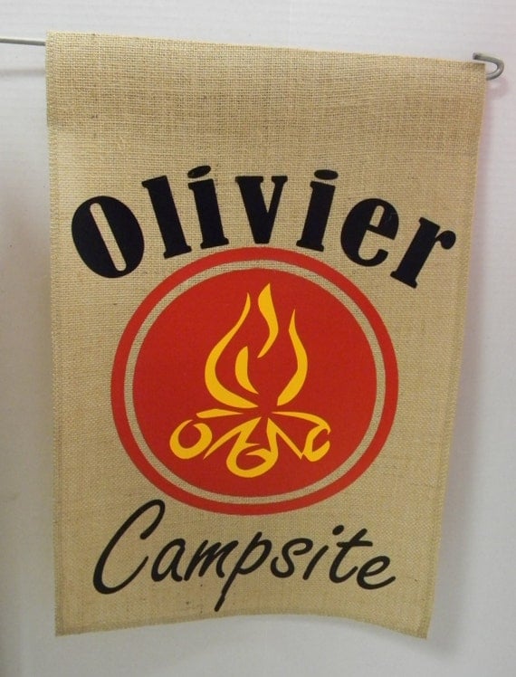 Personalize Camping Flag