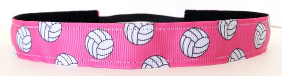 Volleyball Headband Pink Volleyball Headband Personalized