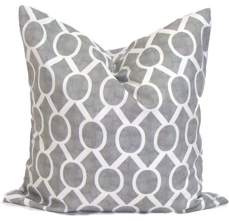 GRAY PILLOWS Pillow Cover Decorative Pillow Grey Throw