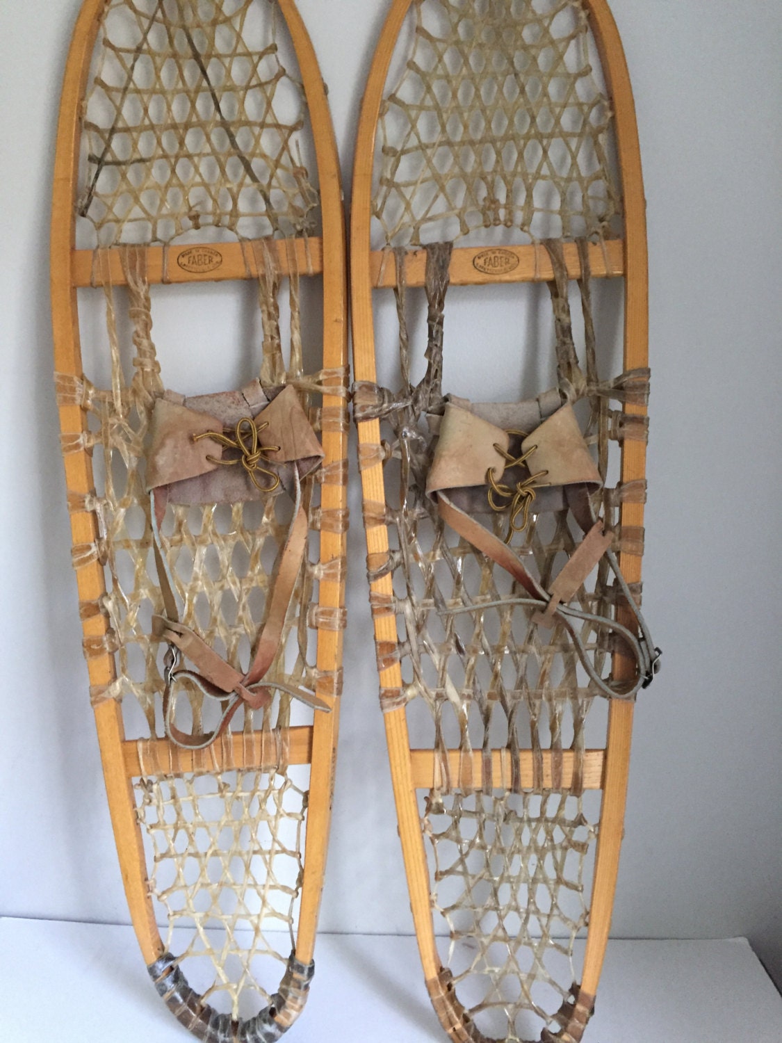 Vintage Faber Snowshoes Made in Canda