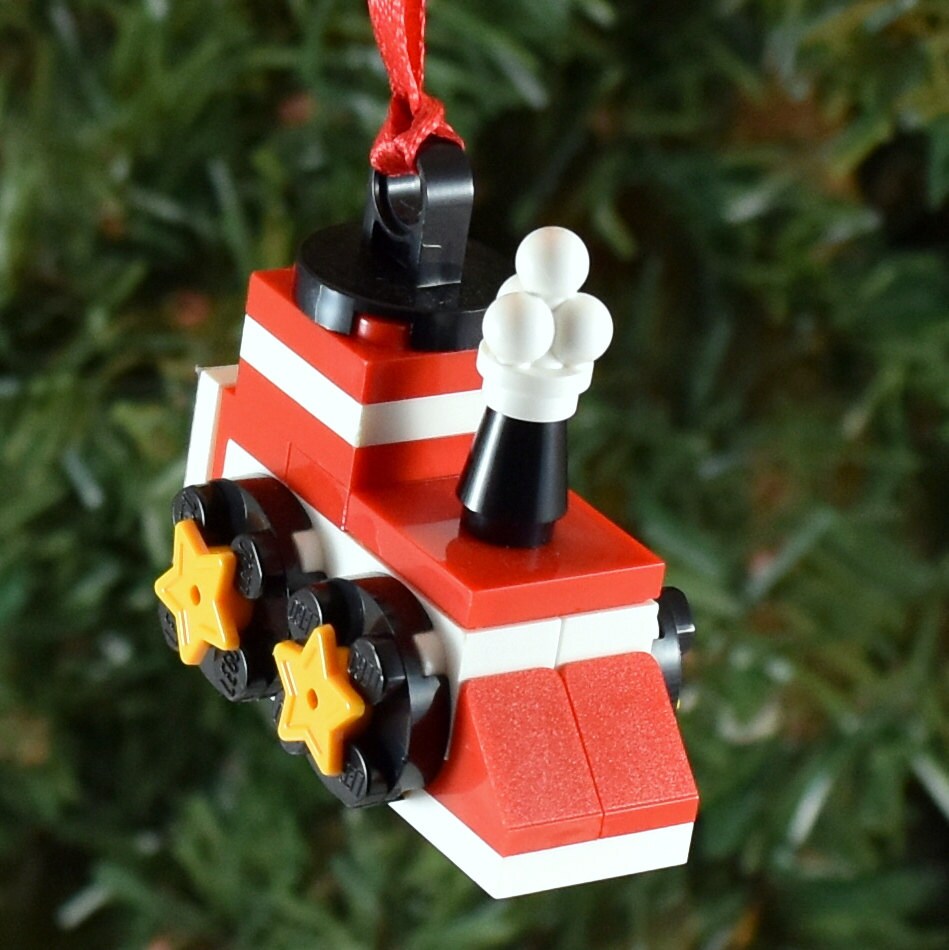 build it kit lego 174 christmas train ornament build it kit lego 174 christmas train ornament