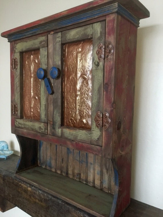 Rustic Medicine CabinetPrimitive wall cabinetCeiling