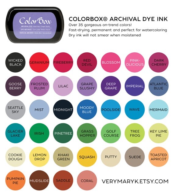 Color Box Archival Dye Stamp Ink Pad