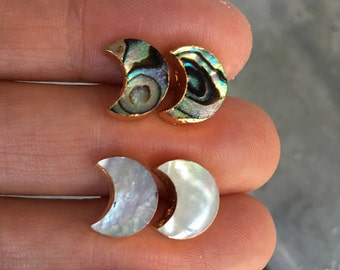 Luny for Moons, Moon Earrings, boho chic , moon jewelry