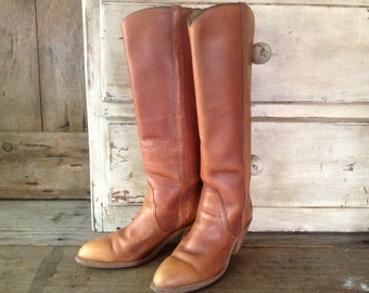 Frye Leather Riding Boots Brown Size 8 US