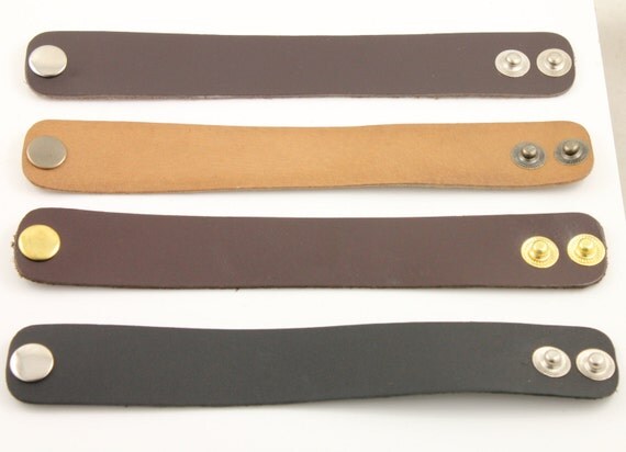 Leather strip band Leather strip band