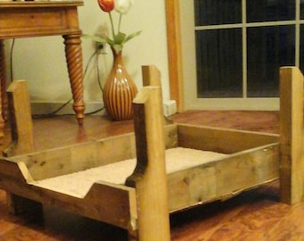 Repurposed wood Pet bed