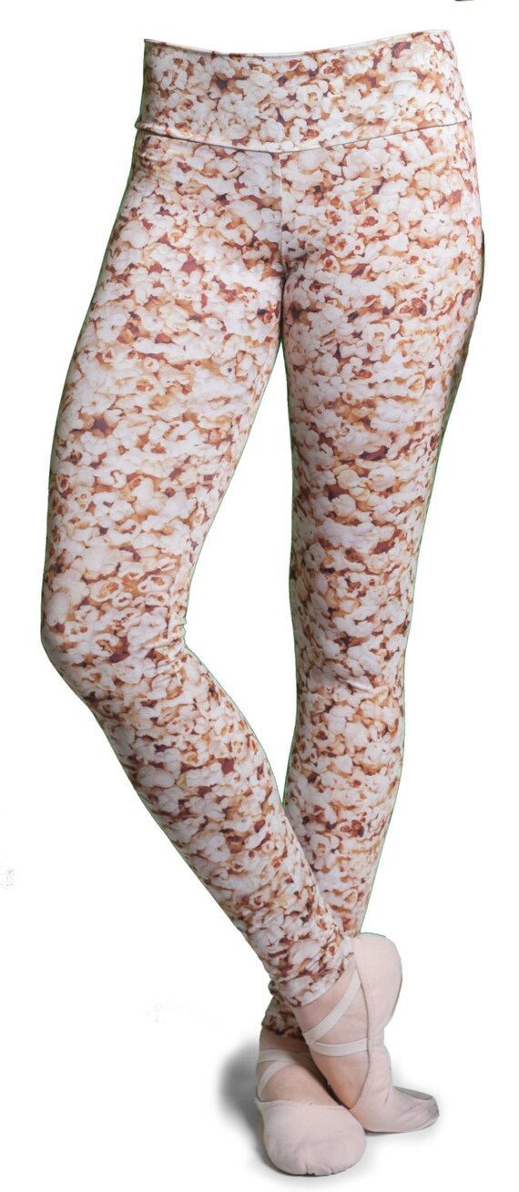 Popcorn Print Fun Novelty Leggings