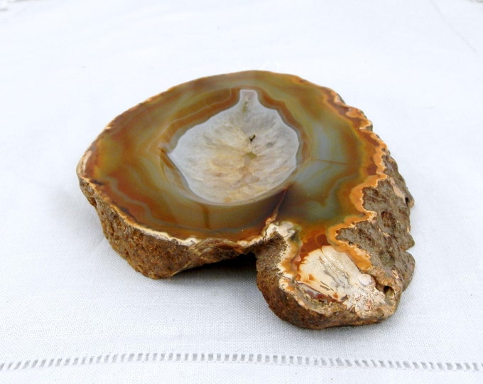 Large Vintage Carved Onyx Marble Agate Stone Nodule Slab Ashtray, Mid Century Decor, Retro, Man Cave, Semi Precious, Tobacciana, Smoking Large Vintage Carved Onyx Marble Agate Stone Nodule Slab Ashtray, Mid Century Decor, Retro, Man Cave, Semi Precious, Tobacciana, Smoking