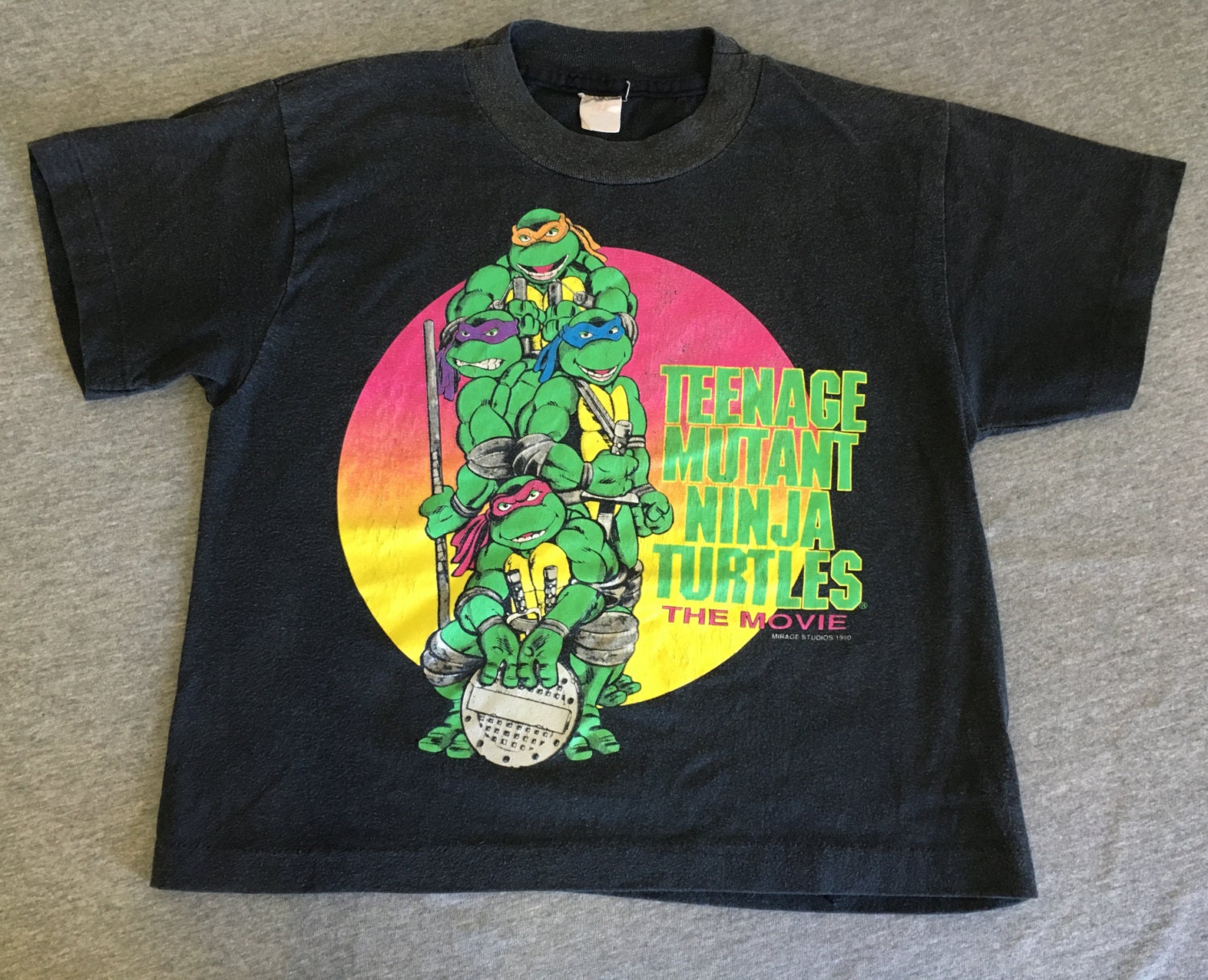 TMNT The Movie 1990 Vintage Shirt/ RARE Teenage Mutant Ninja