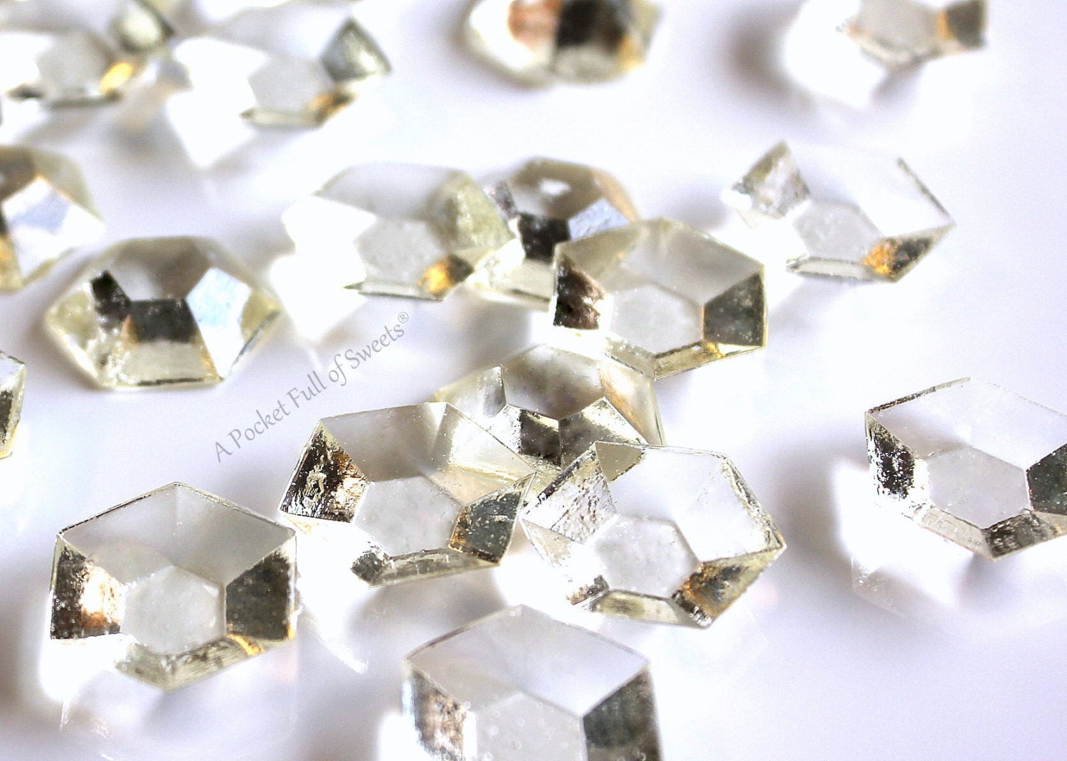 100 Edible Diamonds Breakfast at Tiffanys Bridal Shower