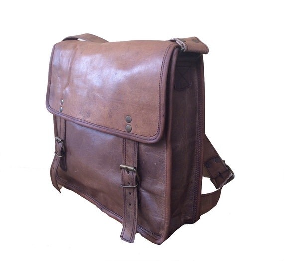 LEATHER MESSENGER BAG 13 x 11", mens leather satchel, leather crossbody bag, leather shoulder bag, mens leather messenger bag, Crossbody