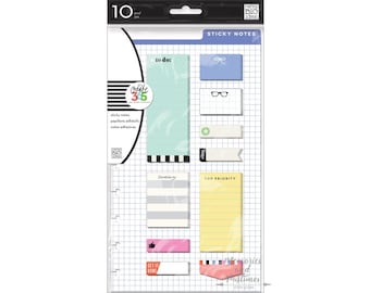 Sticky Post It Notes - To Do - Happy Planner Sticker Set - Accessories Scrapbooking Embellishment - MAMBI - Me & My Big Ideas - 290548