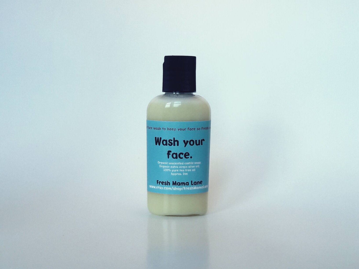 Natural face wash fragrance free gentle face cleanser