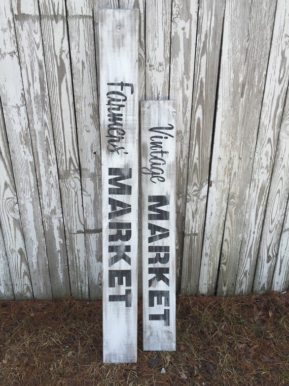 Farmers Market Sign Reclaimed Wood Sign Barnwood sign. Fixer