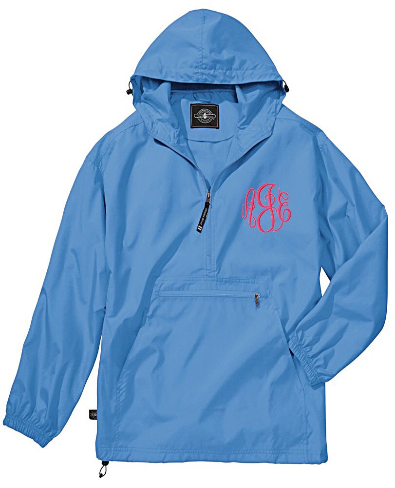 Monogrammed Windbreaker Personalized Quarter Zip