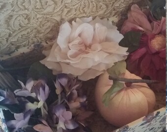 Vintage French Fabric Box
