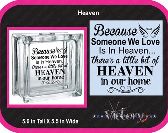 Because Someone We Love is in Heaven DOWNLOAD File Only .CDR .SVG