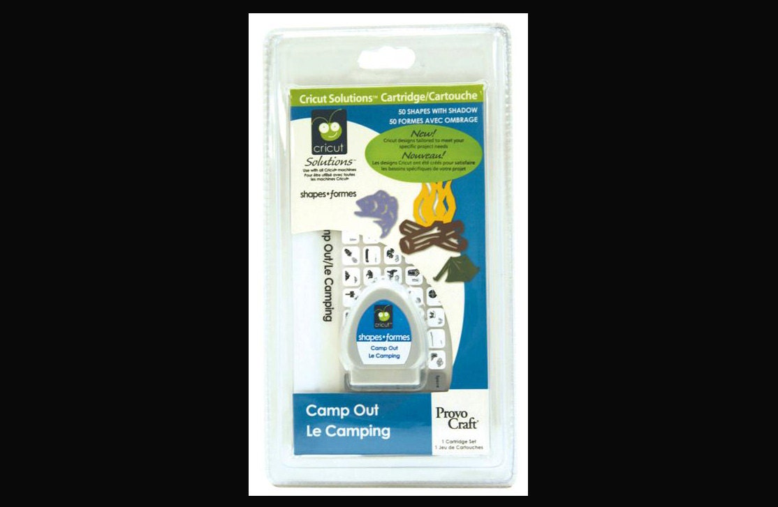 Cricut Cartridge CAMP OUT New Sealed Free Shipping