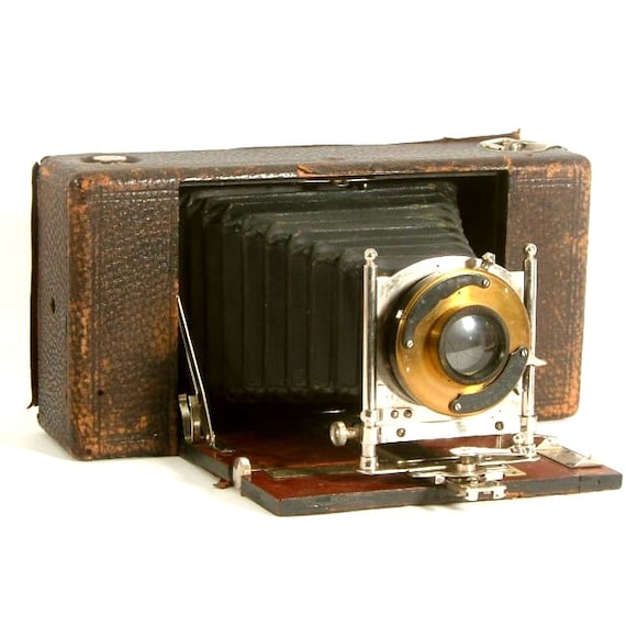 Vintage Folding Camera Ansco No. 10 Model B Camera with Lens