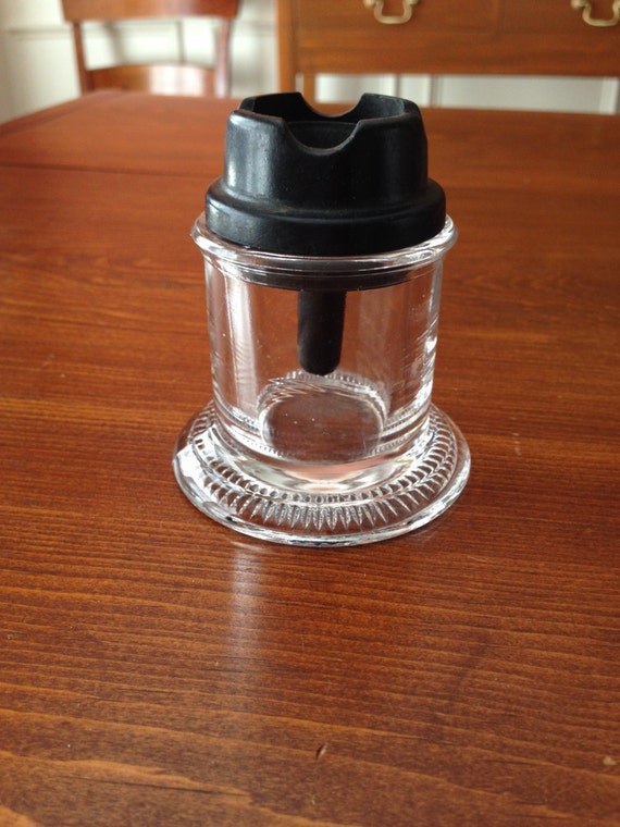 Ink Well Antique Ink Well School Desk Ink Well Complete