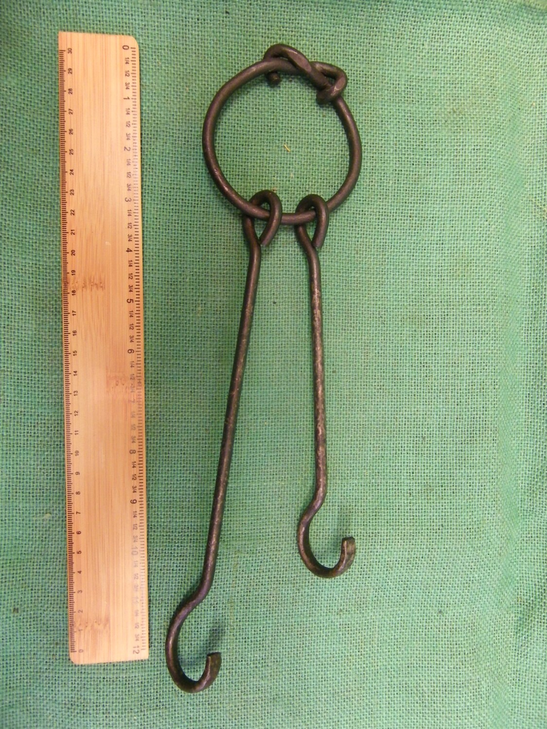 renactors multi period double cooking hook set & ring living