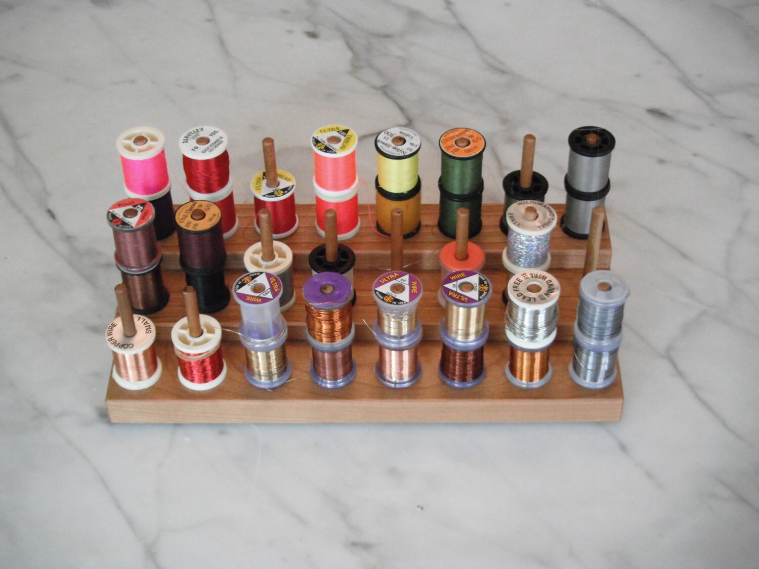 Fly Tying Thread Spool Rack