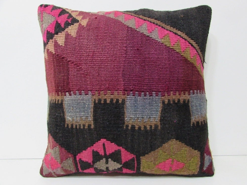 burgundy pillow 20x20 pillow 20x20 large by DECOLICKILIMPILLOWS