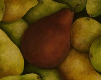 Pile O' Pears: Original Acrylic Painting