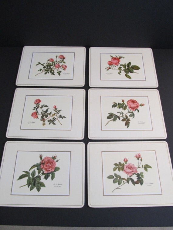 Pimpernel Table Mats Vintage Table Mats Placemats