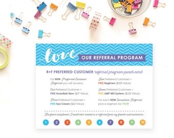 Rodan and Fields Referral Card, Digital File, DIY Print and Cut