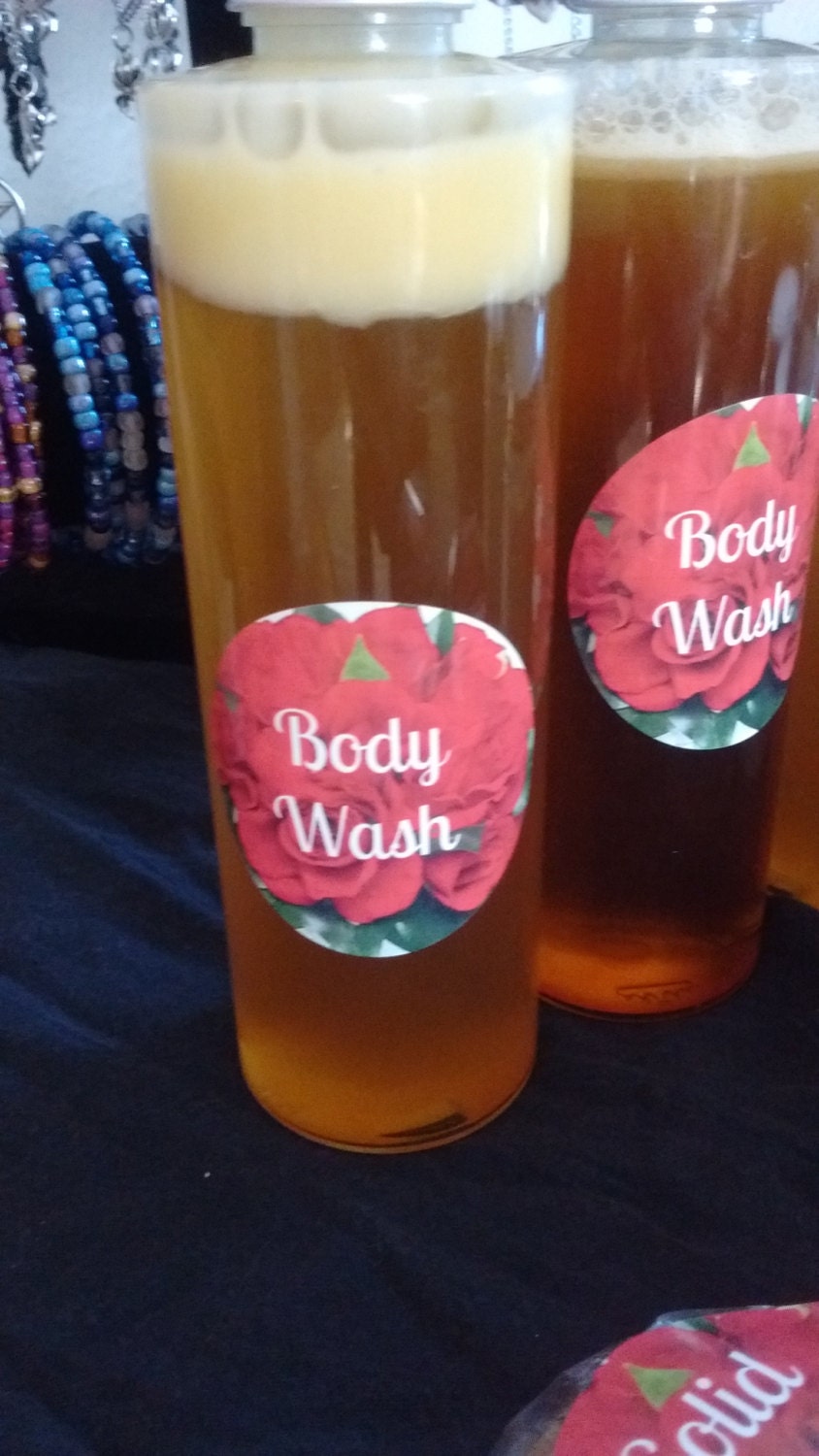Body Wash Natural Body Wash Castile Soap by CrimsonRoseCC