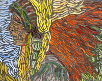 MOSAIC INDIAN CHIEF