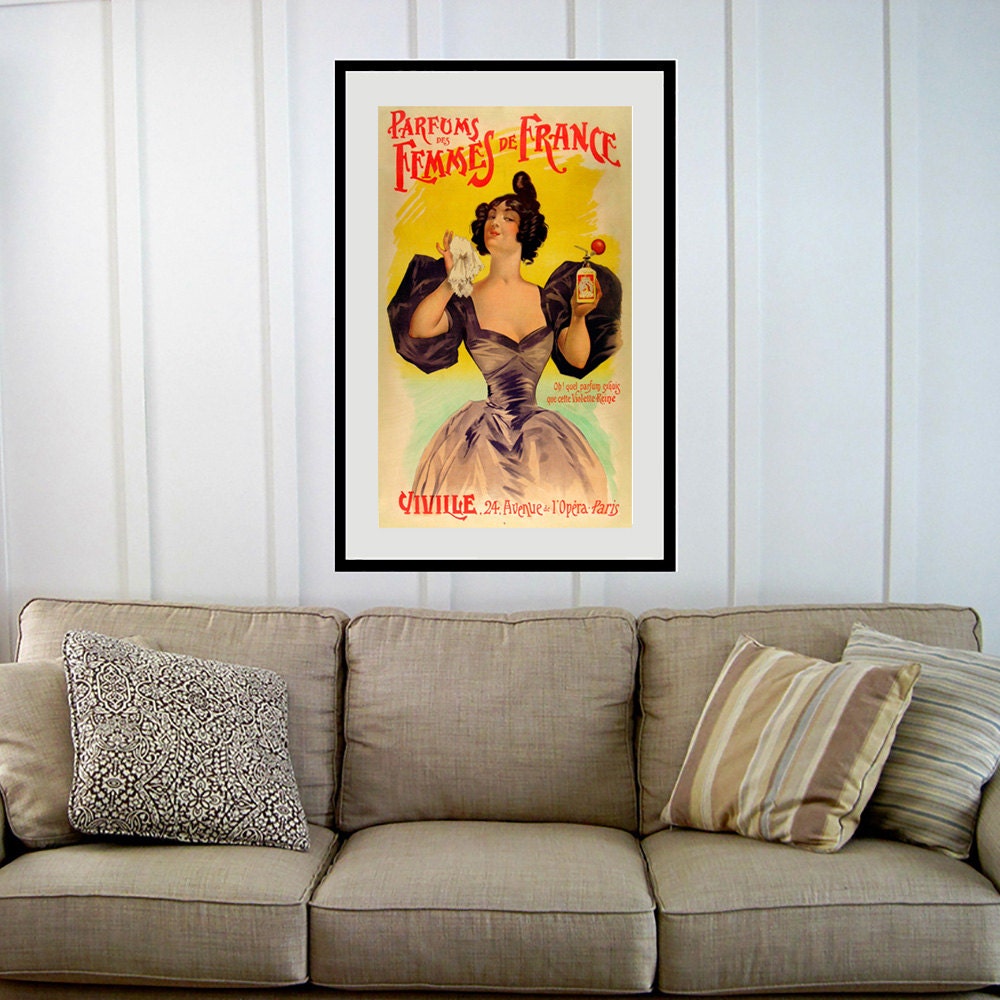 Reprint of a Vintage French Art poster by on Etsy