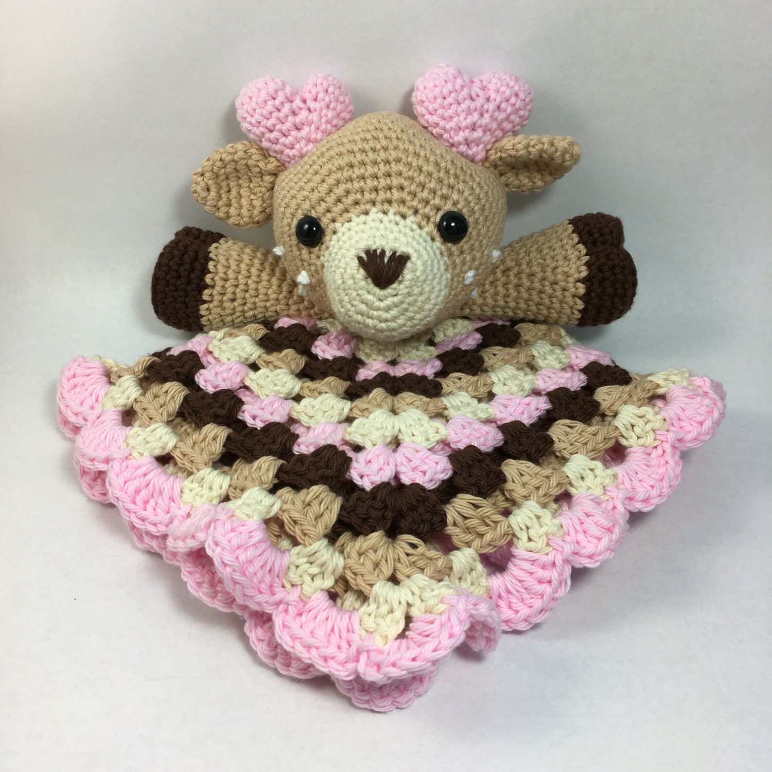 Crochet Deer Lovey Amigurumi Baby Shower Blanket by ...